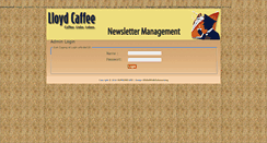 Desktop Screenshot of newsletter.lloyd-caffee.de