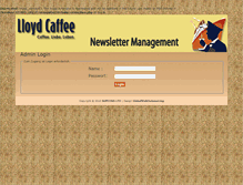 Tablet Screenshot of newsletter.lloyd-caffee.de